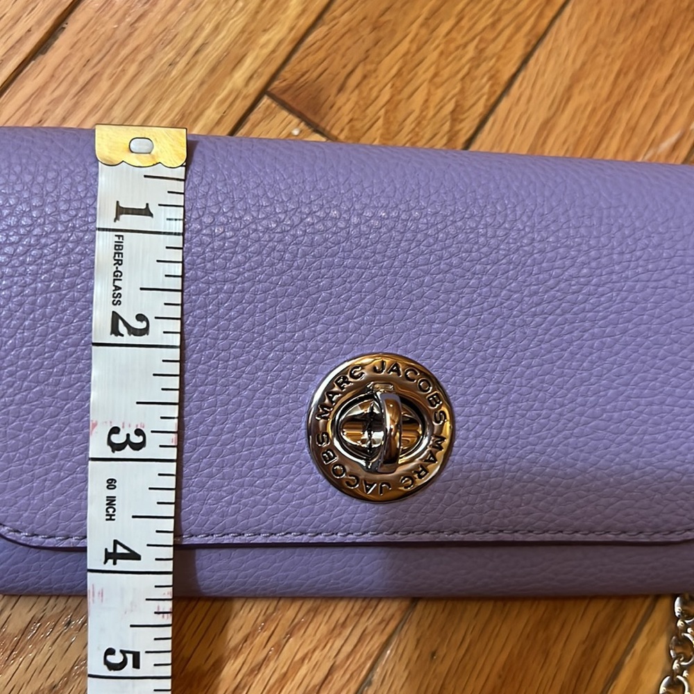 NWT ❤️Marc Jacobs The Wallet on Chain Bag with turn lock - Picture 12 of 17